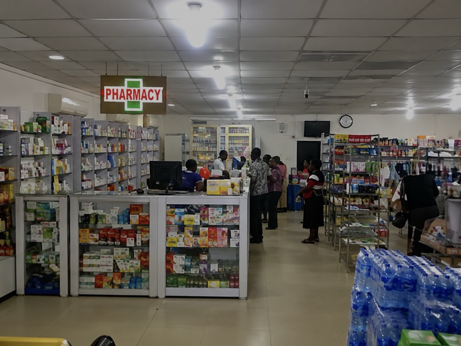 Inside Lilifield pharmacy and supermarket
